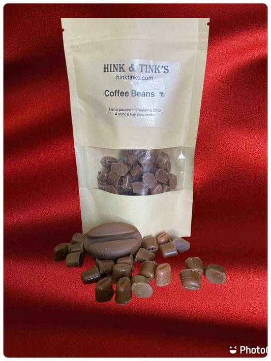 4 ounce Bag Coffee Beans soy wax melts