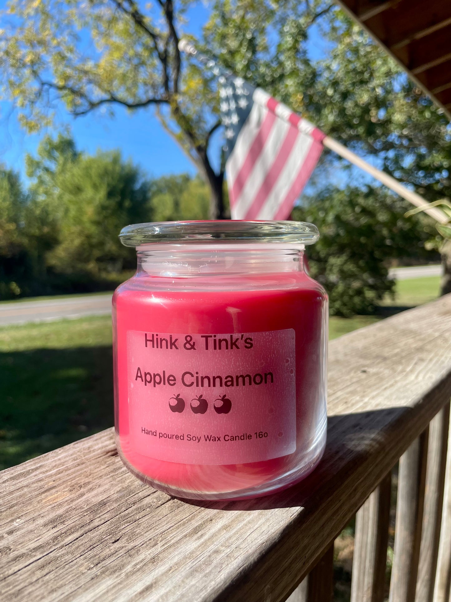 Apple Cinnamon 16oz Soy Candle