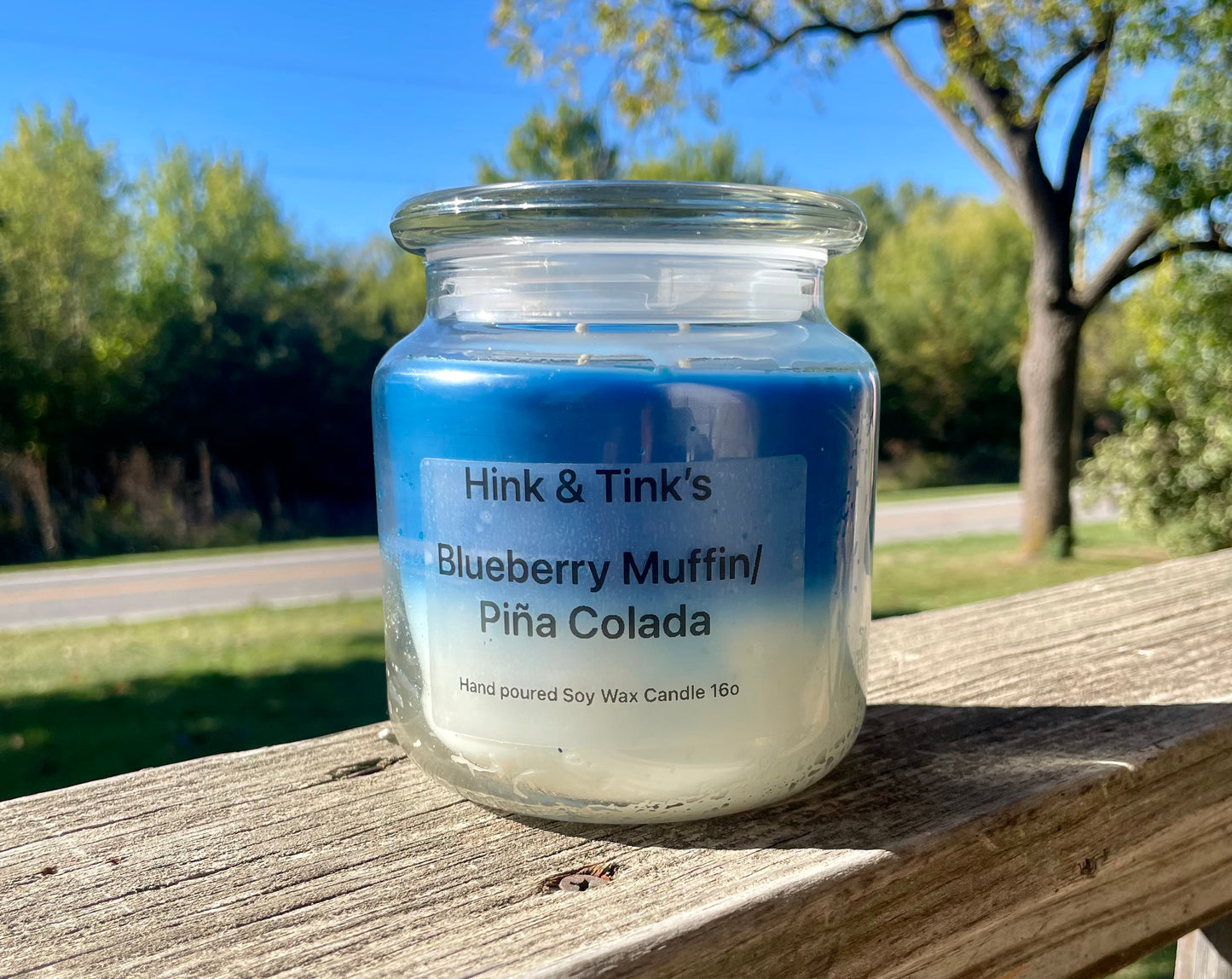 Blueberry Muffin/Piña Colada 16oz Soy Candle