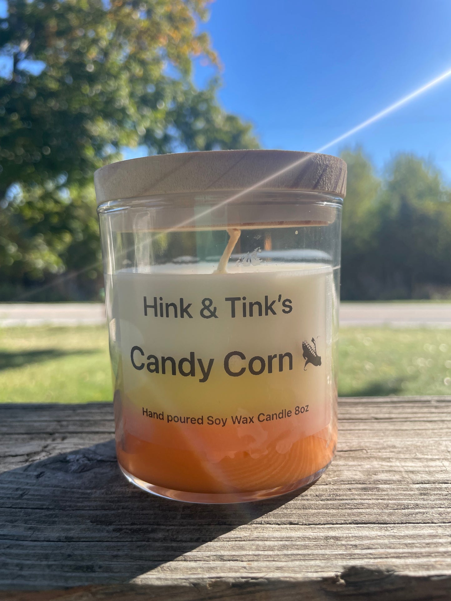 Candy Corn 8oz Soy Candle