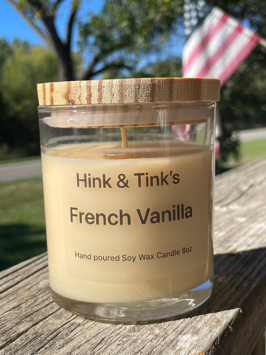 French Vanilla 8oz Soy Candle