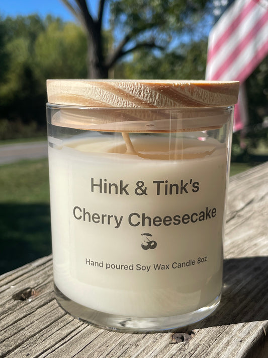 Cherry Cheesecake 8oz Soy Candle