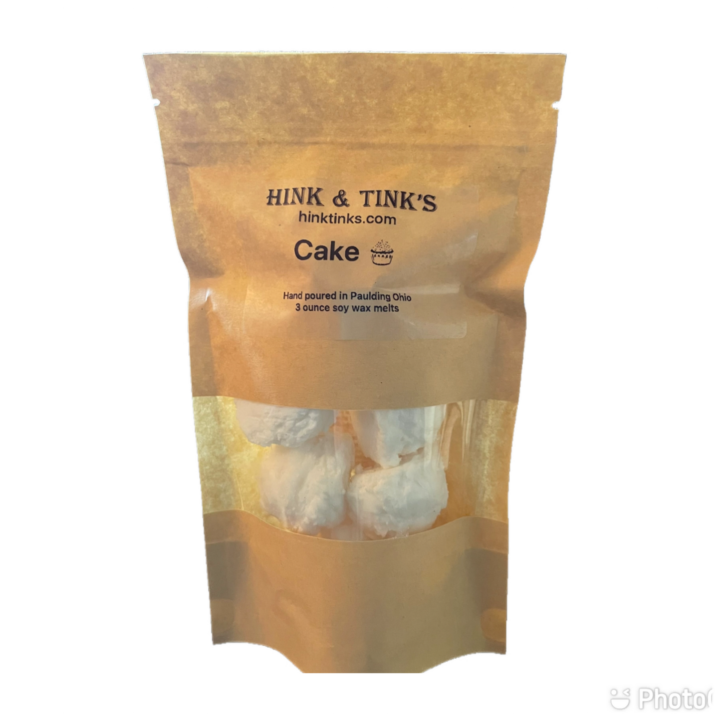 3 ounce Cake bag soy wax melts