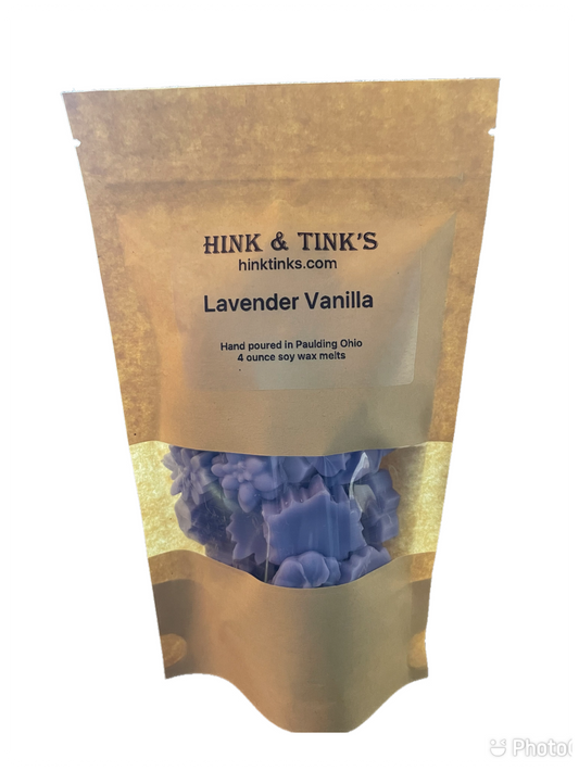 4 ounce Lavender Vanilla bag soy wax melts