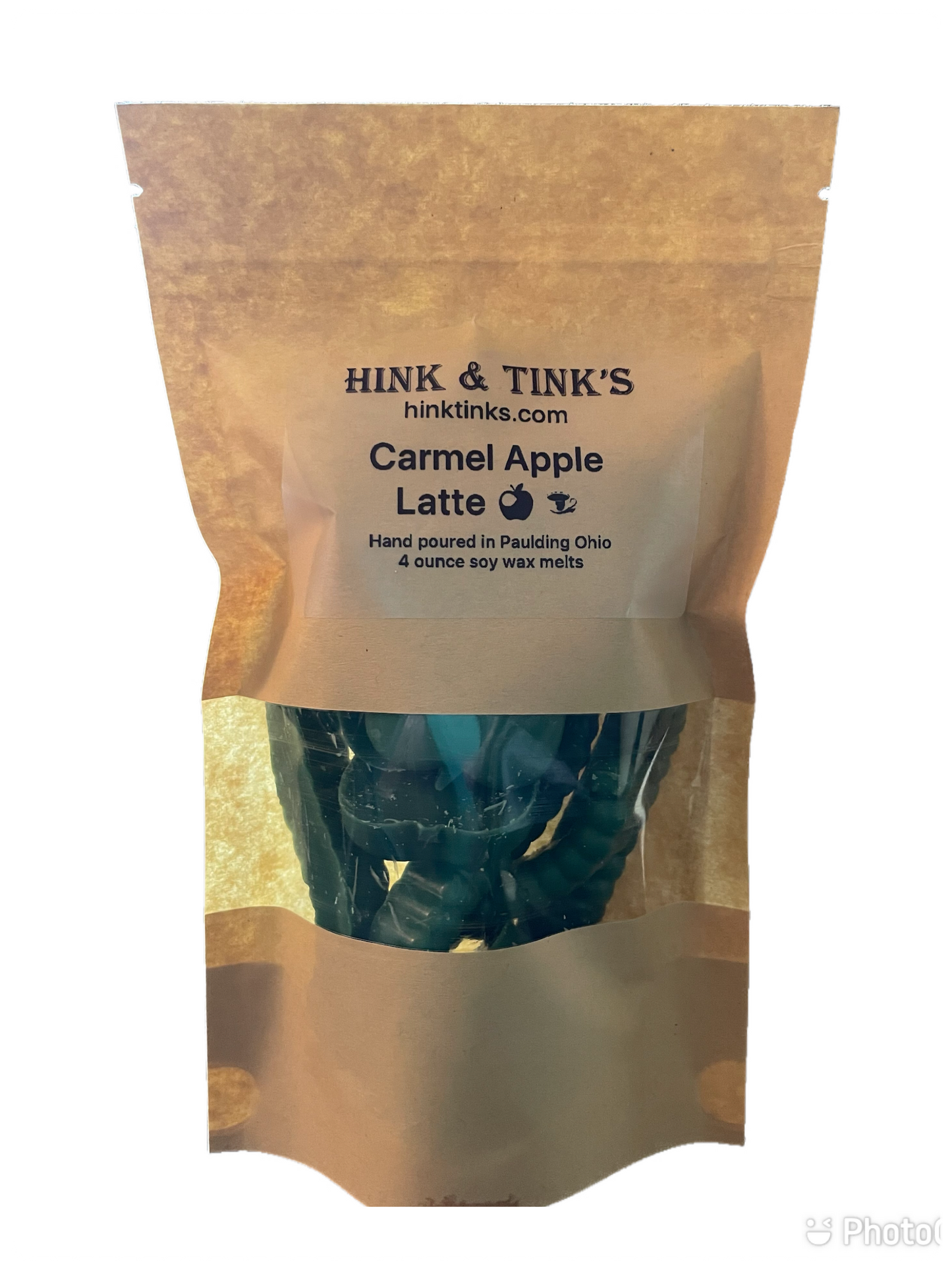 4 ounce Carmel Apple Latte bag soy wax melts