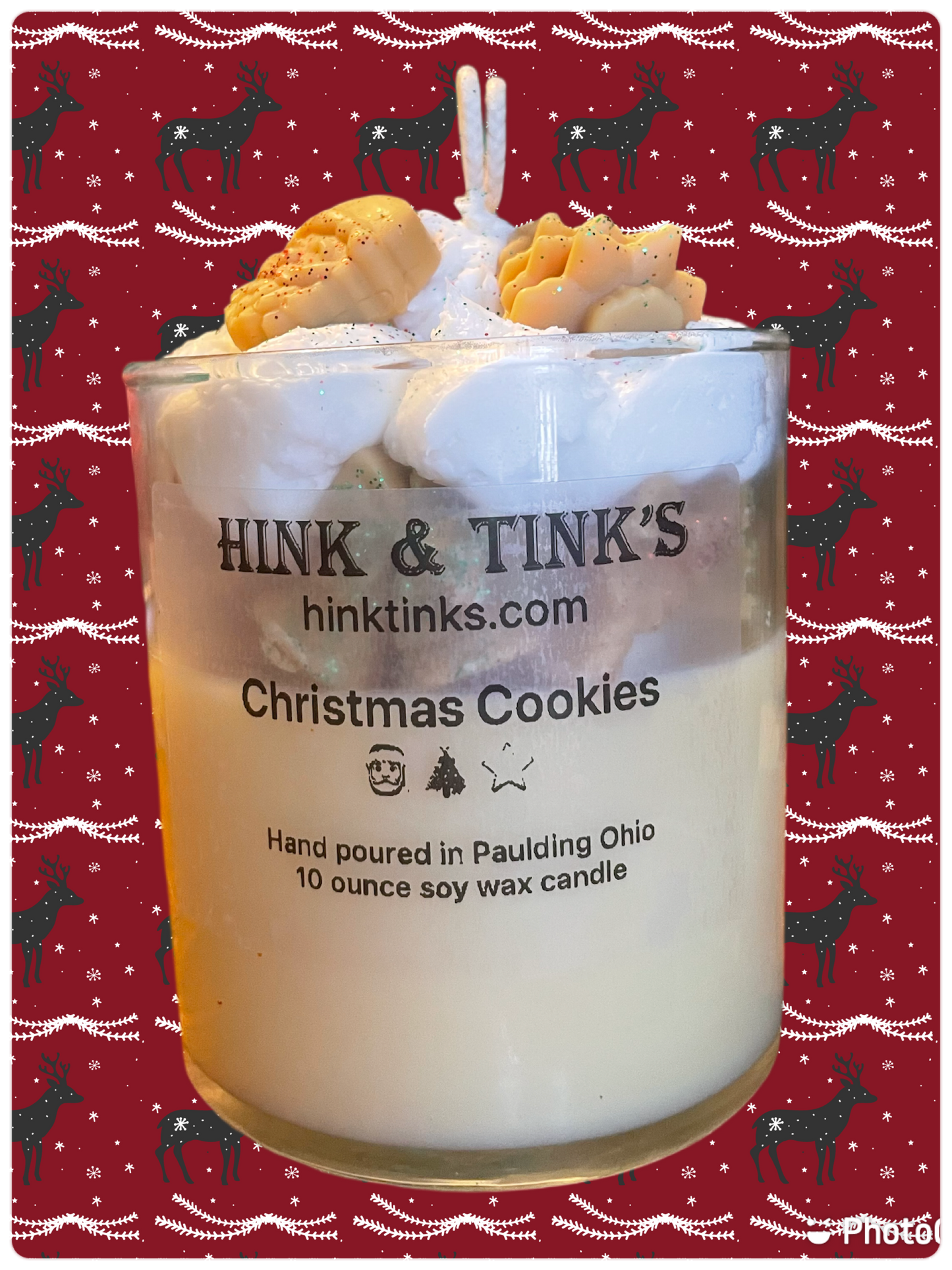 10 ounce Christmas Cookie soy wax candle